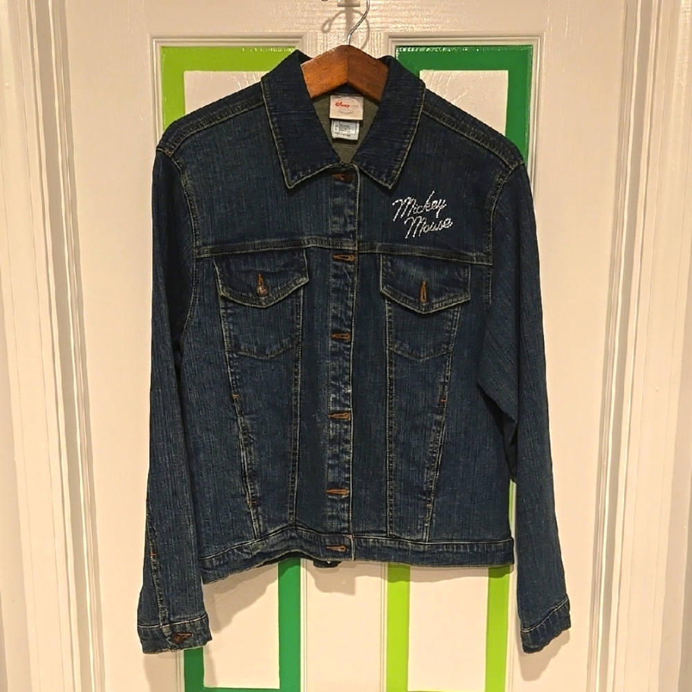 Mickey Mouse Vintage Denim Jacket Size Large